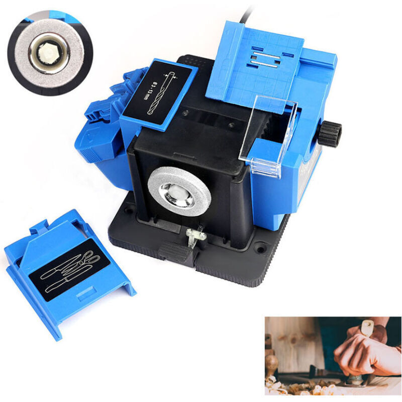 Vtizikl 65W Affûteuse de Foret électrique, Perceuse à Ciseaux Multifonction - Affûteuse électrique pour Outils de Cuisine, Ciseaux, Perceuses
