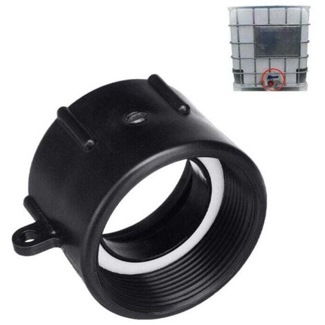 Vtizikl Adaptateur de vanne 50 mm pour réservoir d'eau IBC 1000 L, raccords pour fût, adaptateur de vanne BSP femelle-femelle pour réservoir IBC