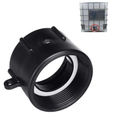 Vtizikl Adaptateur de vanne 50 mm pour réservoir d'eau IBC 1000 L, raccords pour fût, adaptateur de vanne BSP femelle-femelle pour réservoir IBC