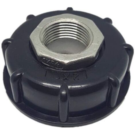 Vtizikl Adaptateur pour conteneur IBC 1000L, adaptateur de vidange de réservoir, raccords de sortie en acier inoxydable, connecteurs de rechange pour interrupteur d'arrosage, outils (filetage femelle