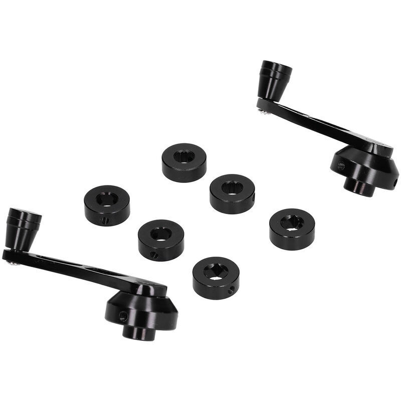 Vtizikl Alliage d'aluminium voiture fenêtre porte manivelle poignée universelle lève-vitre manuel accessoires de voiture