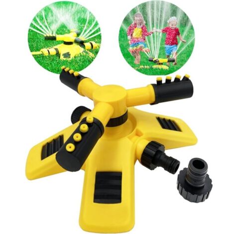 Vtizikl Arroseur d'eau, jouet arroseur pour enfants, jouet aquatique de jardin, arroseur de pelouse, arroseur d'eau, extérieur, forme en X