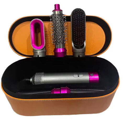 Vtizikl Asciugacapelli 5 In 1 Set Spazzole Capelli Pettine Ad Aria Calda Arricciacapelli -