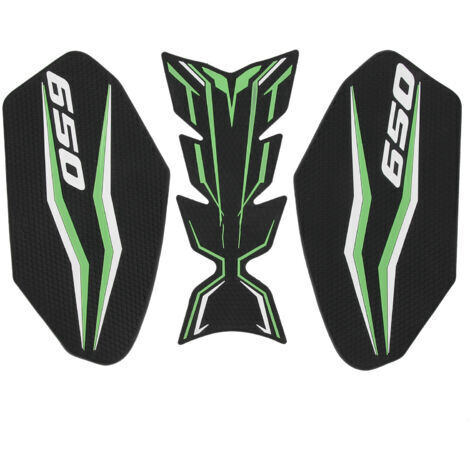 Vtizikl Autocollant de protection de moto pour coussin de réservoir de carburant à gaz pour KAWASAKI Z650/NINJA 650 20172021