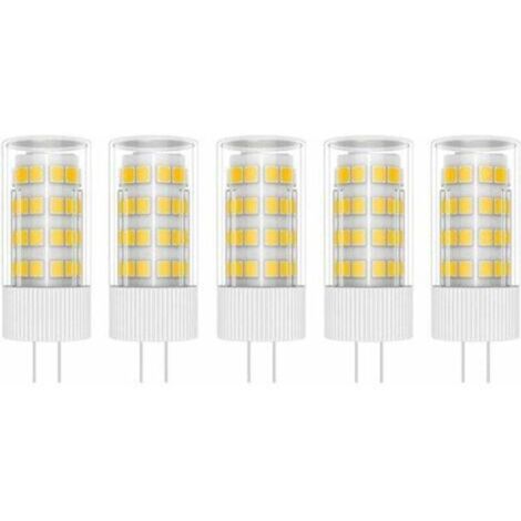 Vtizikl bombillas LED G4 de 5 W, 51 LED SMD 2835, blanco cálido 3000 K, equivalentes a bombillas halógenas de 50 W, CA/CC 220 V