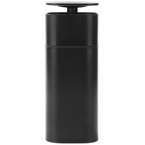 Vtizikl Bouteille distributrice à pompe à pression, en plastique, minimaliste, anti-fuite, Portable, distributeur de savon pour Lotion de voyage, noir