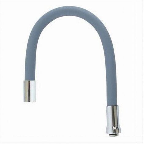 Vtizikl Canna Ricambio Tubo Flessibile Per Rubinetto Lavello Da Cucina Grigio 50cm 87507 -