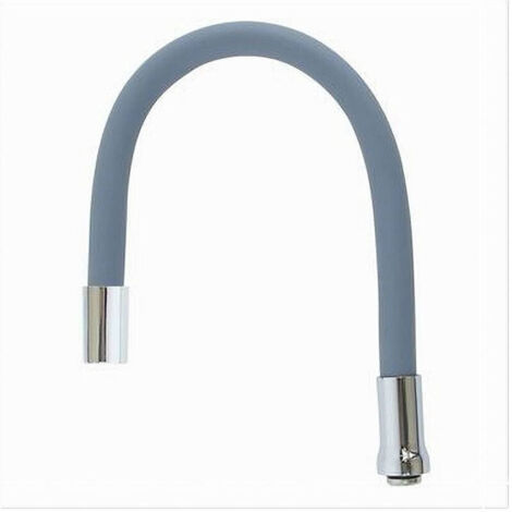 Vtizikl Canna Ricambio Tubo Flessibile Per Rubinetto Lavello Da Cucina Grigio 50cm 87507 -
