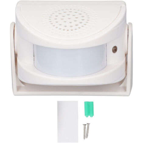 Vtizikl Capteur de mouvement Door sonnet 32 chansons 4 Volume Niveau Indoor Commercial Door Entry Alert Buzzer pour le magasin de détail Business
