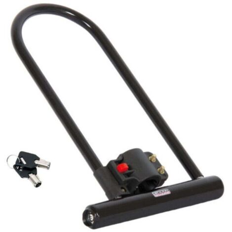 Vtizikl Catena Lucchetto Antifurto Per Bici Moto Scooter Anti Taglio Forma U 180x240 Mm -