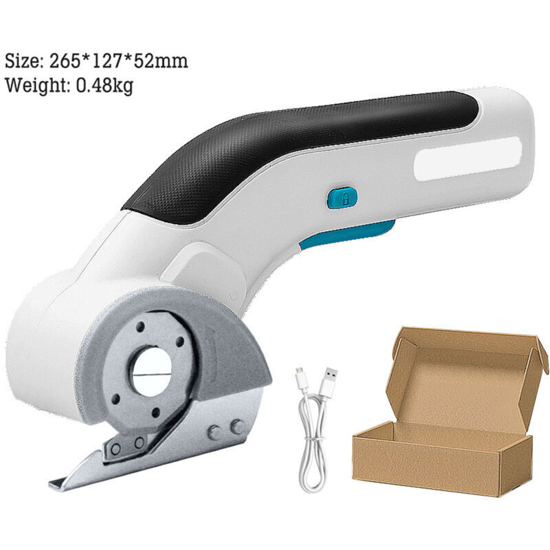 Vtizikl Ciseaux Électriques, Ciseaux Electriques Tissu Couture , Couper Carton Cuir Tapis Tapis en Plastique