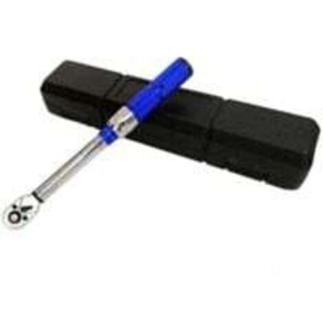 Vtizikl Clé dynamométrique 1/4", 5-25Nm Kit de clés dynamométriques pour vélo et moto, 0,2 NM Micro réglage avec blocage, clé dynamométrique avec tête à cliquet réversible à 72