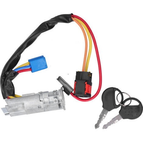 Vtizikl Clés de barillet de verrouillage de commutateur de démarrage d'allumage 4162P0 pour CITROEN XSARA PICASSO 19992010