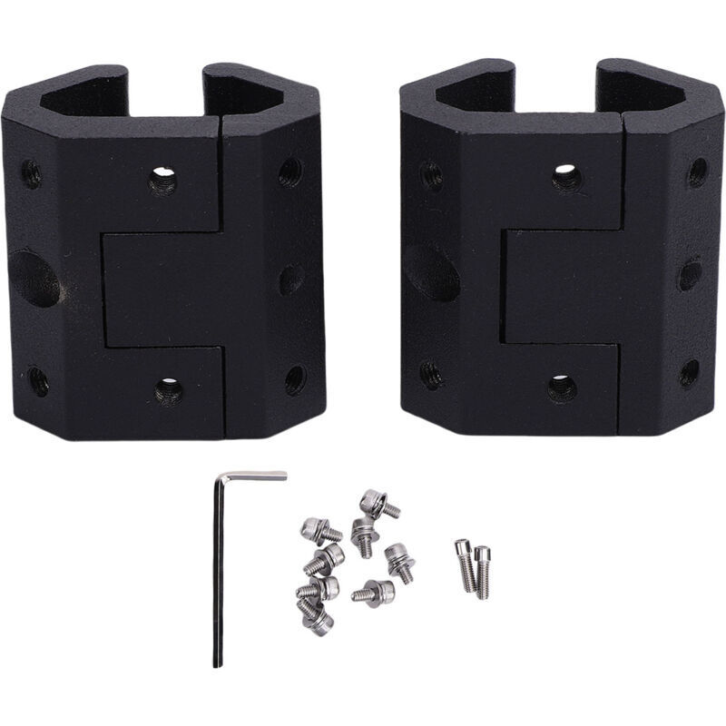 Vtizikl Clip d'angle de rail de boîte à outils Remplacement en acier inoxydable en alliage en aluminium pour le système d'emballage