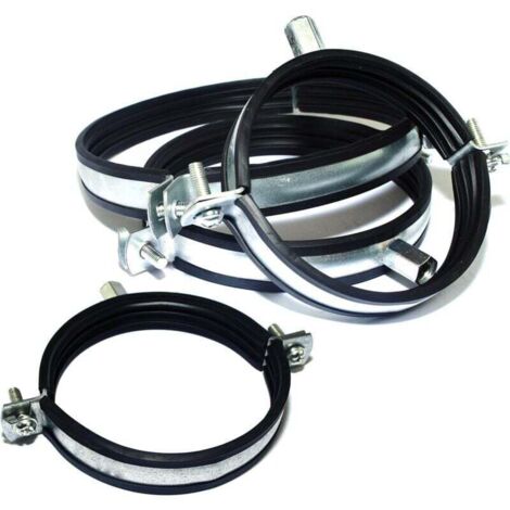 Vtizikl Colliers de serrage avec joint en caoutchouc cruciforme - Filetage M8/10,5pcs(Ø 125 mm)