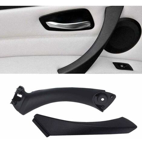 Vtizikl Compatible avec poignée de porte Série 3 E90/E91/E92/E93,poignée de traction de porte passager gauche + couvercle extérieur (Compatible with Série 3 E90/E91 323 325 328 330 335 Sedan&Touring)