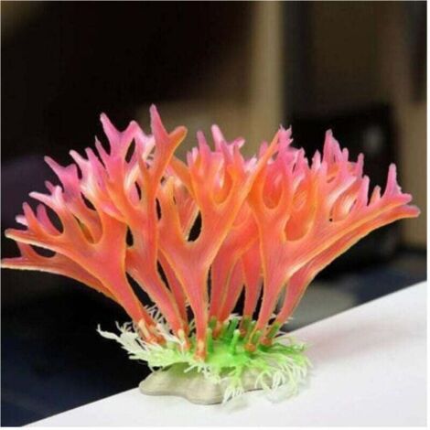 Vtizikl Corallo Finto 13cm Artificiale Acquario Pianta Finta Plastica Addobbi Piantina -