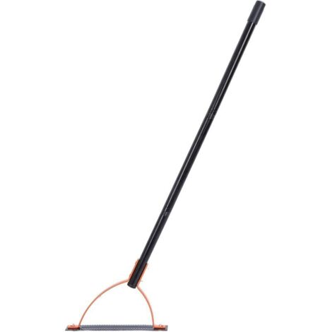 Vtizikl Coupe-Herbe Manuel, Lame Dentelée en Acier au Manganèse 65 Double Tranchant Poignée en Acier Inoxydable Fouet à Gazon, Outil de Désherbage pour Cour Jardins Pelouses (3 sections)