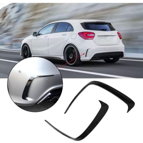 Vtizikl Couteau De Pare-chocs Arrière, Remplacement De Becquet De Pare-chocs De Pare-chocs Arrière Pour Mercedes-Benz Classe A W176 AMG-Line A45 2015‑2018