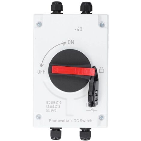 Vtizikl DC1000V 32A Solar-Photovoltaik-DC-Schalter-Combiner-Box mit Solaranschluss für Solarstromsystem