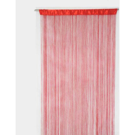 Vtizikl , décorateur d'intérieurRideau à fils Guopo 90x200cm Rouge
