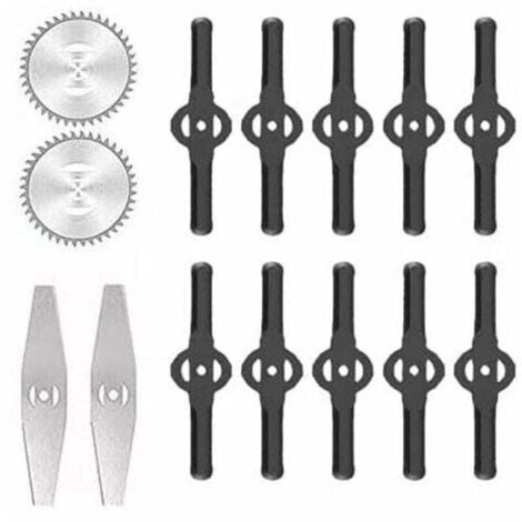 Vtizikl Déstockage Accessoires pour tondeuses à gazon Lames de désherbeur électrique Lames de scie Manche télescopique léger pour la coupe du gazon, l'entretien de l'allée et du jardin,LAOA
