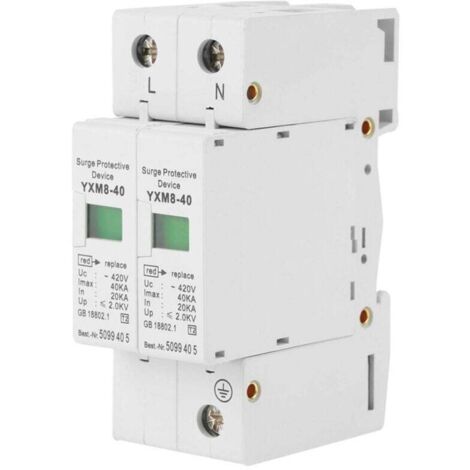 Vtizikl Dispositif de protection contre les surtensions de maison, 1 pièces 220V 2P 40KA