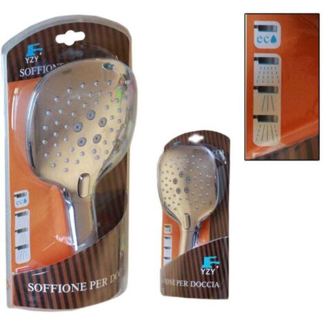 Vtizikl Doccia Doccetta Soffione 3 Getti Anticalcare Con Pulsante Ricambio Doccia 82095 -