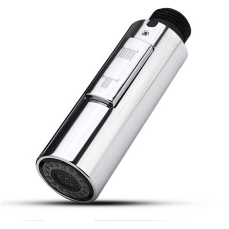 Vtizikl Embout Robinet Cuisine de Rechange DouchetteTête de Robinet Amovible Universelle G1/2 Acier Inoxydable SUS304（galvanoplastie）