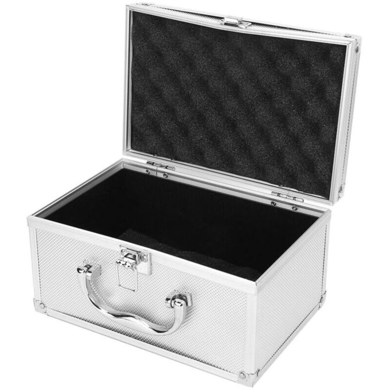 Vtizikl Étui Rigide en Aluminium, étui à Outils portatif de vitrine, boîte à Outils en Alliage d'aluminium