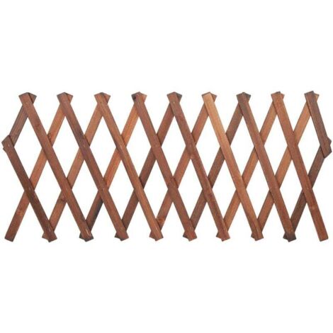 Vtizikl Focket Clôture en Treillis, étendue à 120 x 35cm, 155 x 30cm, 180 x 25cm, Mur en Treillis en Bois, Treillis Extensible en pin pour Plantes grimpantes, vignes et Fleurs pour la pièce A