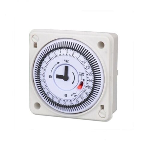 Vtizikl Horloge encastrée Minuterie mécanique Minuterie intelligente multifonctionnelle Contrôle de la pompe à eau Minuterie de charge à cycle journalier