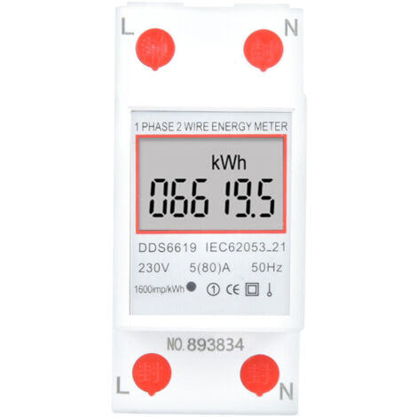Vtizikl Horloge LED de voiture Horloge tactile Horloge numérique de voiture étanche 12V / 24V Mini horloge digitale led Mini Horloge De Moto Diamètre de 2,01 pouces pour Voitures, navires, SUV