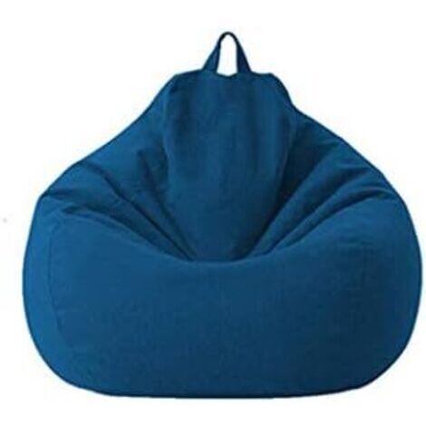 Vtizikl Housse de canapé inclinable en tissu bleu 70 x 80 cm – Protection contre l'usure – Facile à nettoyer – Convient pour fauteuils et poufs