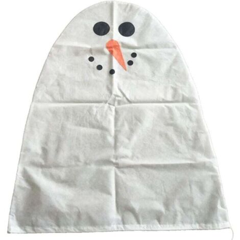 Vtizikl Housse d'hiver pour plantes , tissu non tissé, protection thermique pour plantes de jardin, résistante au gel et au froid, décoration de Noël (90 x 103 cm)