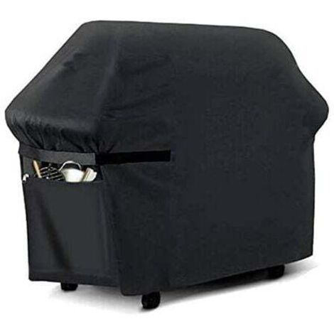 Vtizikl Housse pour Barbecue, Bache Barbecue Gaz,210D Oxford Imperméable Housse Bâche de Protection BBQ, Couverture de Grill Anti-Vent/Anti-UV/Antipoussière /aux Larmes,Convient à la Plupart des Grils