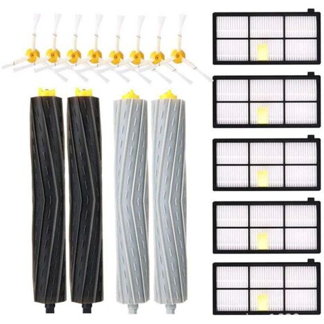 Vtizikl Kit Pièces accessoires compatible avec serie 800 805 850 860 865 866 870 871 880 886 890 891 895 896 900 960 965 966 980 Filtres et Brosses pour Aspirateur de ABC life