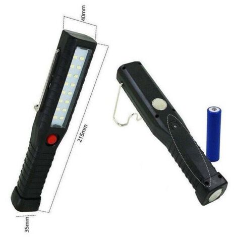Vtizikl Lampada Torcia Lavoro Calamita Portatile Ricaricabile 16led Smd Zl-879 -