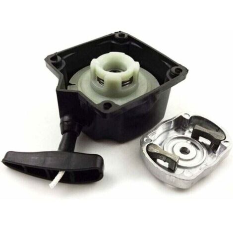 Vtizikl Lanceur pour moteur thermique,Lanceur/démarreur Semi-Automatique + Cloche d'entrainement pour débroussailleuse, tarière ou Machine Multi-Fonctions 5 en 1 (Multifonctions)