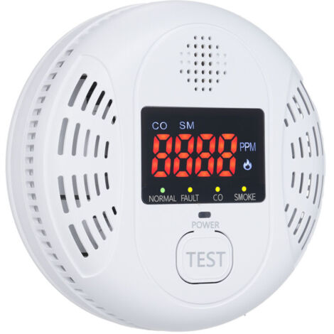 Vtizikl Le Moniteur détecteur de monoxyde de Carbone, Alarme de monoxyde de Carbone Portable, Alarme de monoxyde de Carbone Domestique
