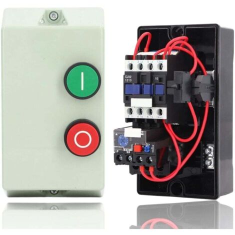 Vtizikl LE1D09M7 Démarreur magnétique étanche Monophasé 220V Commutateurs de commande de démarrage de moteur Convertisseurs triphasés Boîte de commutation magnétique ignifuge