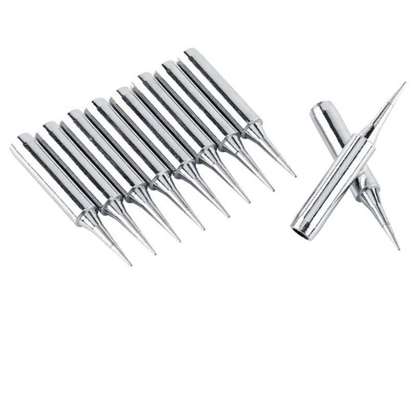 Vtizikl Lot de 10 forets pour fer à souder, 900M-T-I, remplacement tranchant outil pour stations, forets pour fer à souder étain, sans plomb