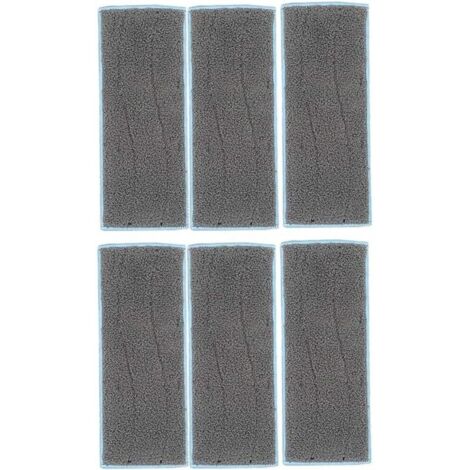 Vtizikl Lot de 6 vadrouilles serpillières lavables de Rechange pour aspirateur Robot Laveur iRobot Braava Jet M6