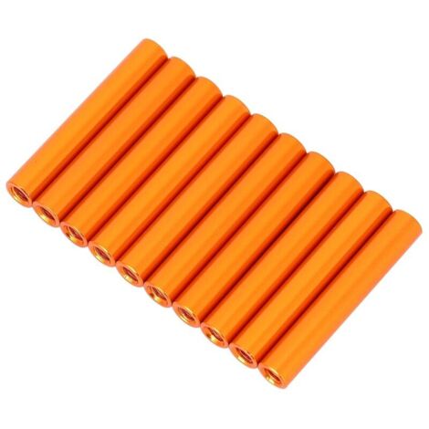 Vtizikl M3 x 30 Goujon d'assemblage, Entretoise Ronde De Colonne À Entretoise Tiges De Fixation De Goujon en Aluminium, Lot de 10