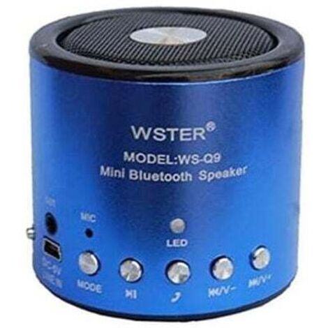 Vtizikl Mini Speacker Cassa Bluetooth Portatile Con Radio Mp3 Wsq9 Per Smartphone Da 5w -