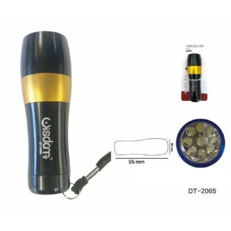 Vtizikl Mini Torcia Elettrica Luce Led Cob Tascabile Portatile Resistente Gancio Dt-2065 -