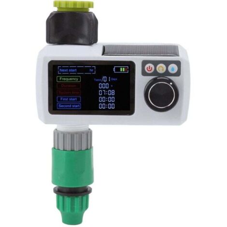 Vtizikl Minuterie D'arrosage Solaire matique IP68 Système D'arrosage D'irrigation étanche Programmable Minuterie D'arrosage de Jardin Contrôleur de Minuterie de Robinet de Tuyau