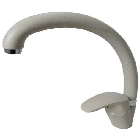 Vtizikl Miscelatore Rubinetto Monocomando Per Lavello Cucina Canna Curva Avena 63001 -