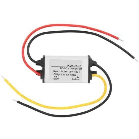Vtizikl Module d'alimentation abaisseur de convertisseur abaisseur DC-DC 12V/24V à 5V 5A