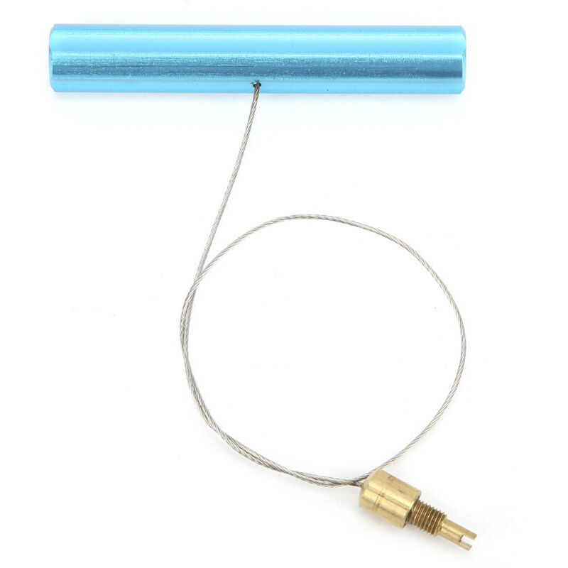 Vtizikl Motorcycle Air Soupape Épouleur de tube Tour de pneu outil Bleu 80x10mm / 3,1x0.4 pouces Bicycles Composants